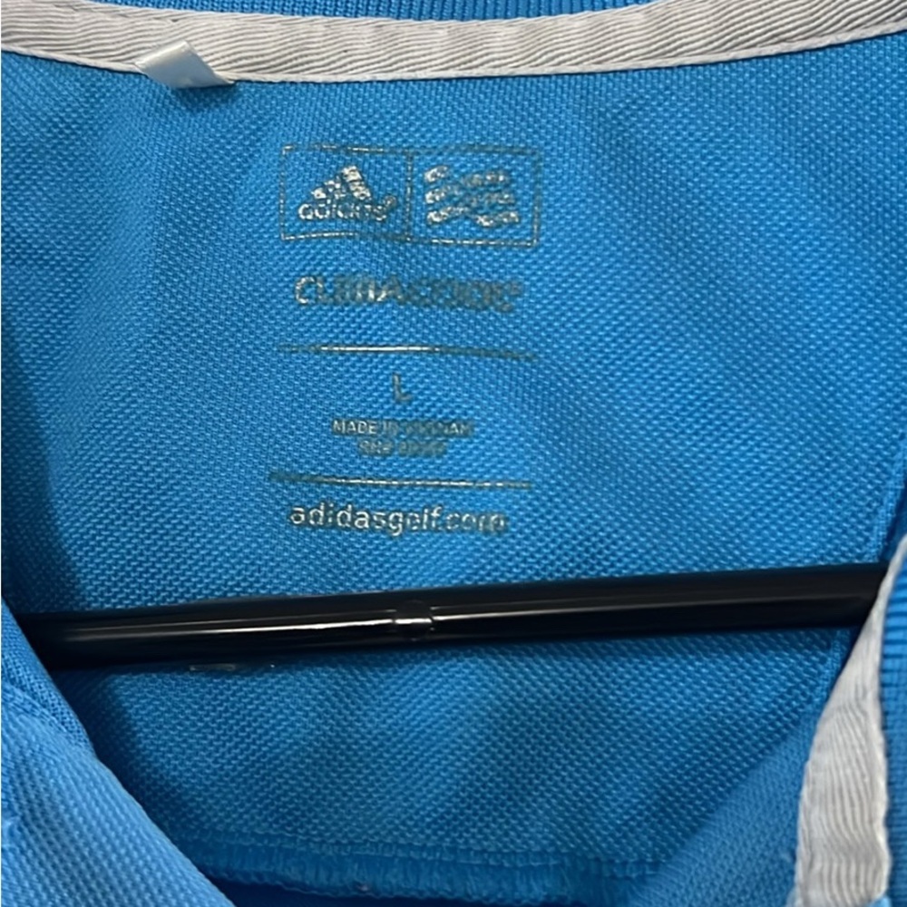 Adidas Men's Polo Shirt in Vibrant Blue - Picture 3 of 6